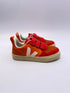 Veja v-10 chromefree leather tao orange